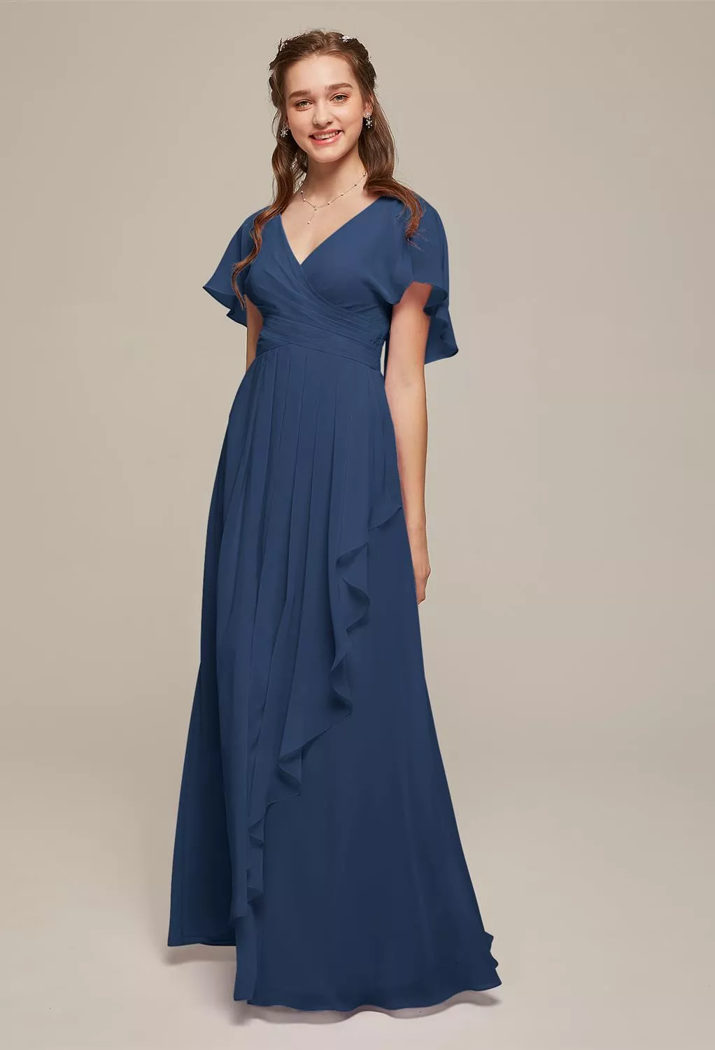 Navy Maternity Bridesmaid Dresses | AW.Bridal