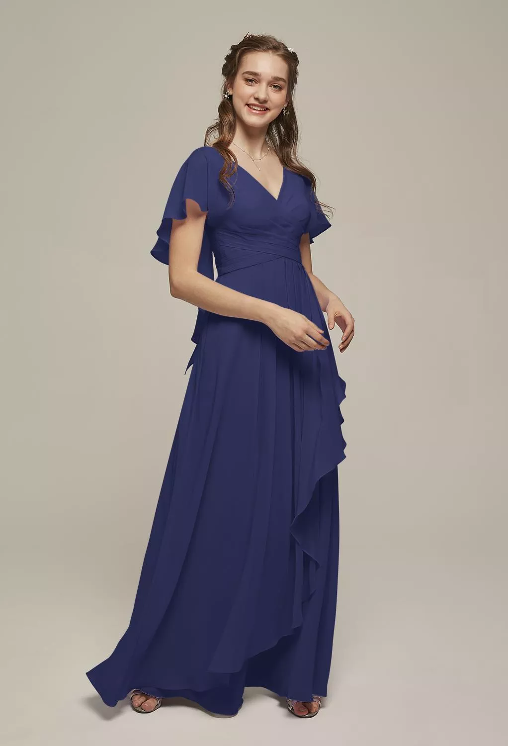 Royal Blue Maternity Bridesmaid Dresses | AW.Bridal