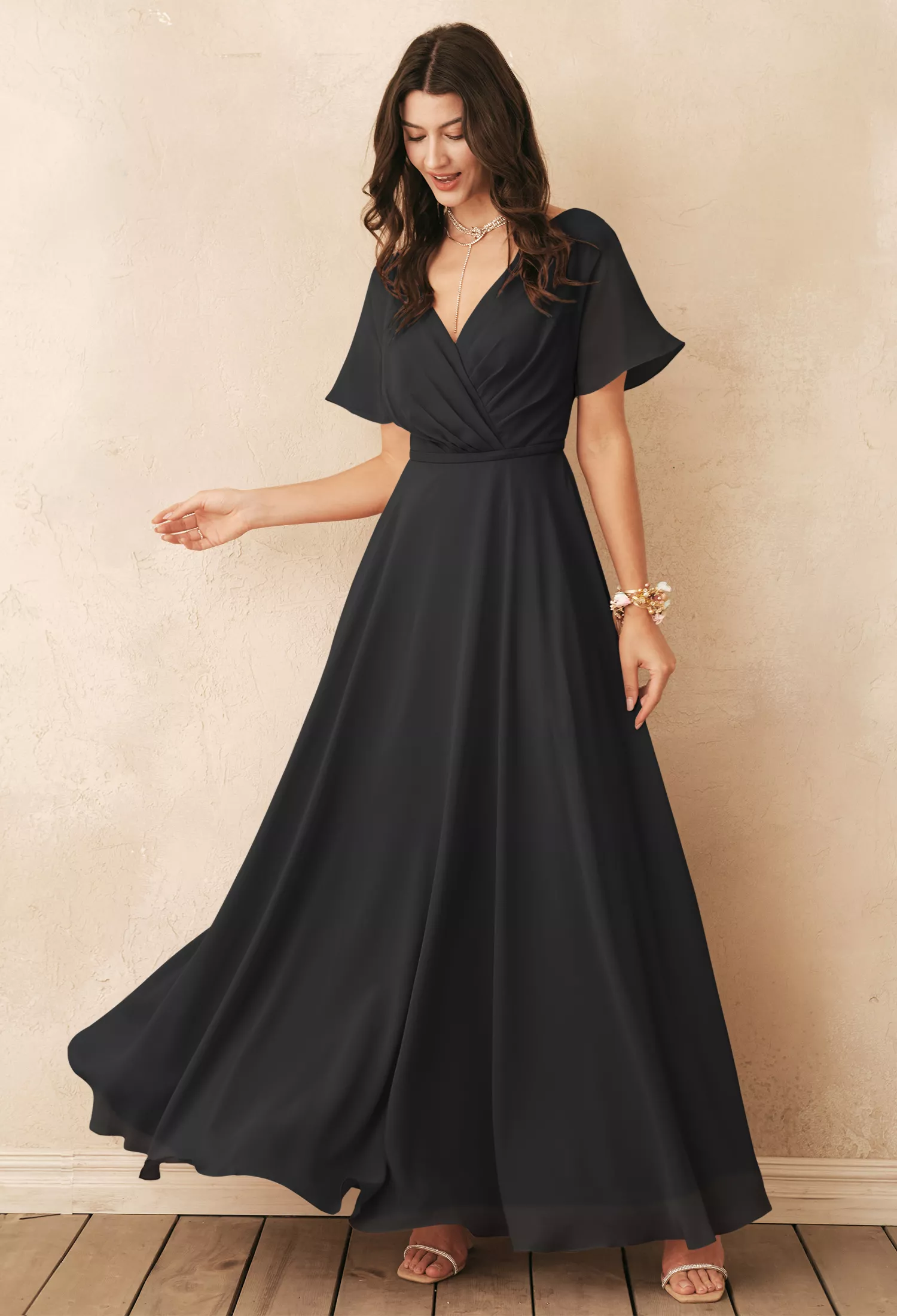bridesmaid dresses with buttons down the back Graceful Lace Wedding Dress With Covered Buttons Mermaid Bridal Dress,MW383 main image 1