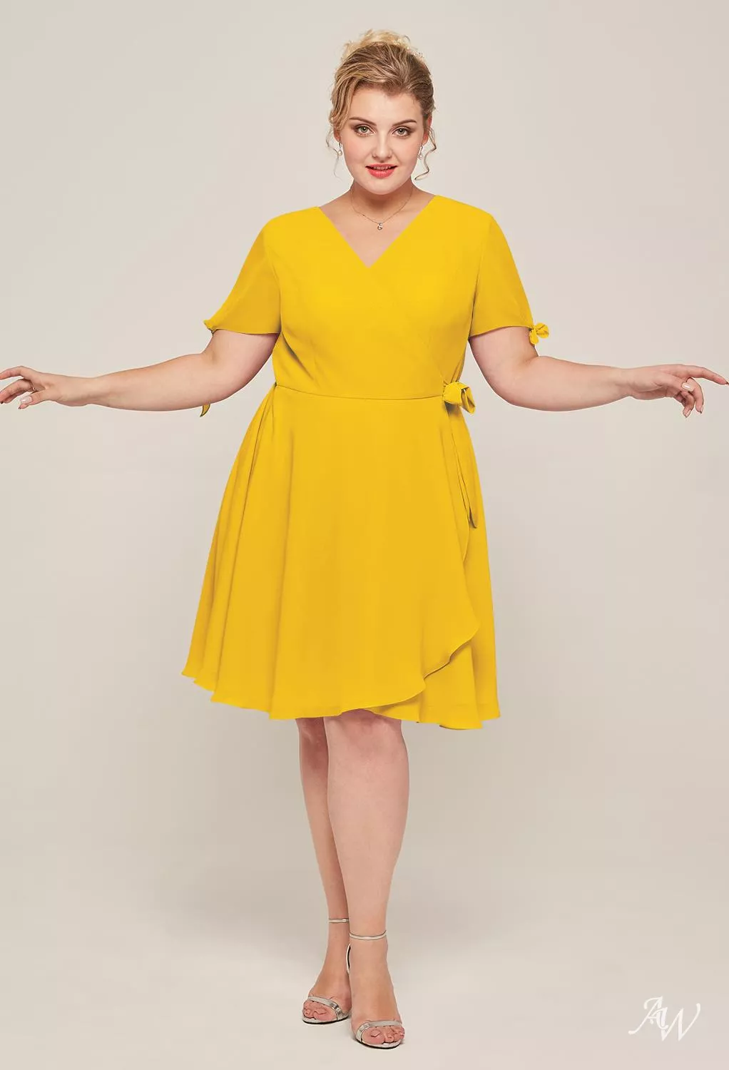AW Carroll Mustard Yellow Bridesmaid Dresses | AW.Bridal