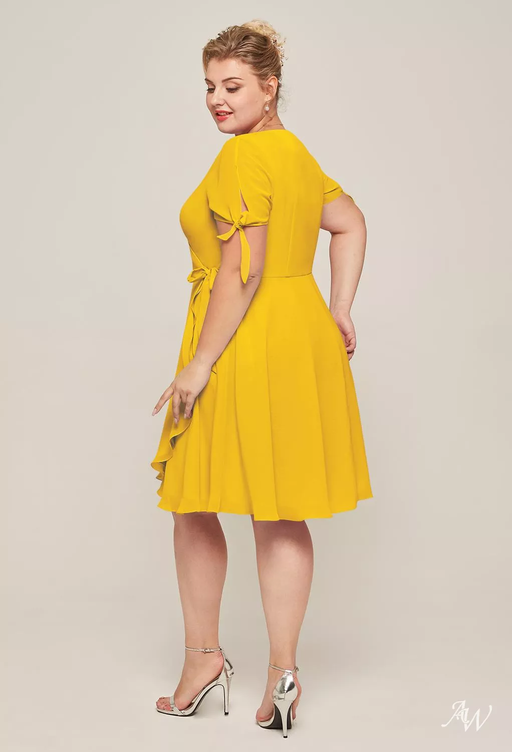 AW Carroll Mustard Yellow Bridesmaid Dresses | AW.Bridal