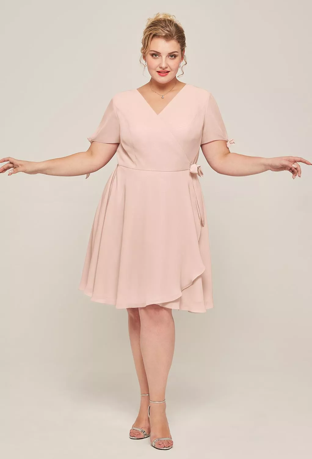 Pearl Pink Country Wedding Guest Dresses Page 2