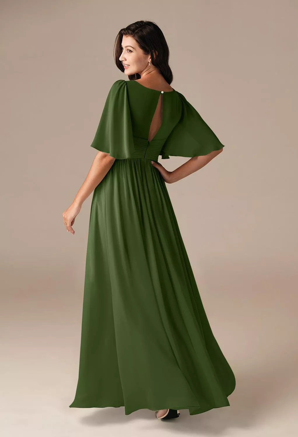 sage green t shirt dress Sage khaki washed effect t-shirt dress main image 1