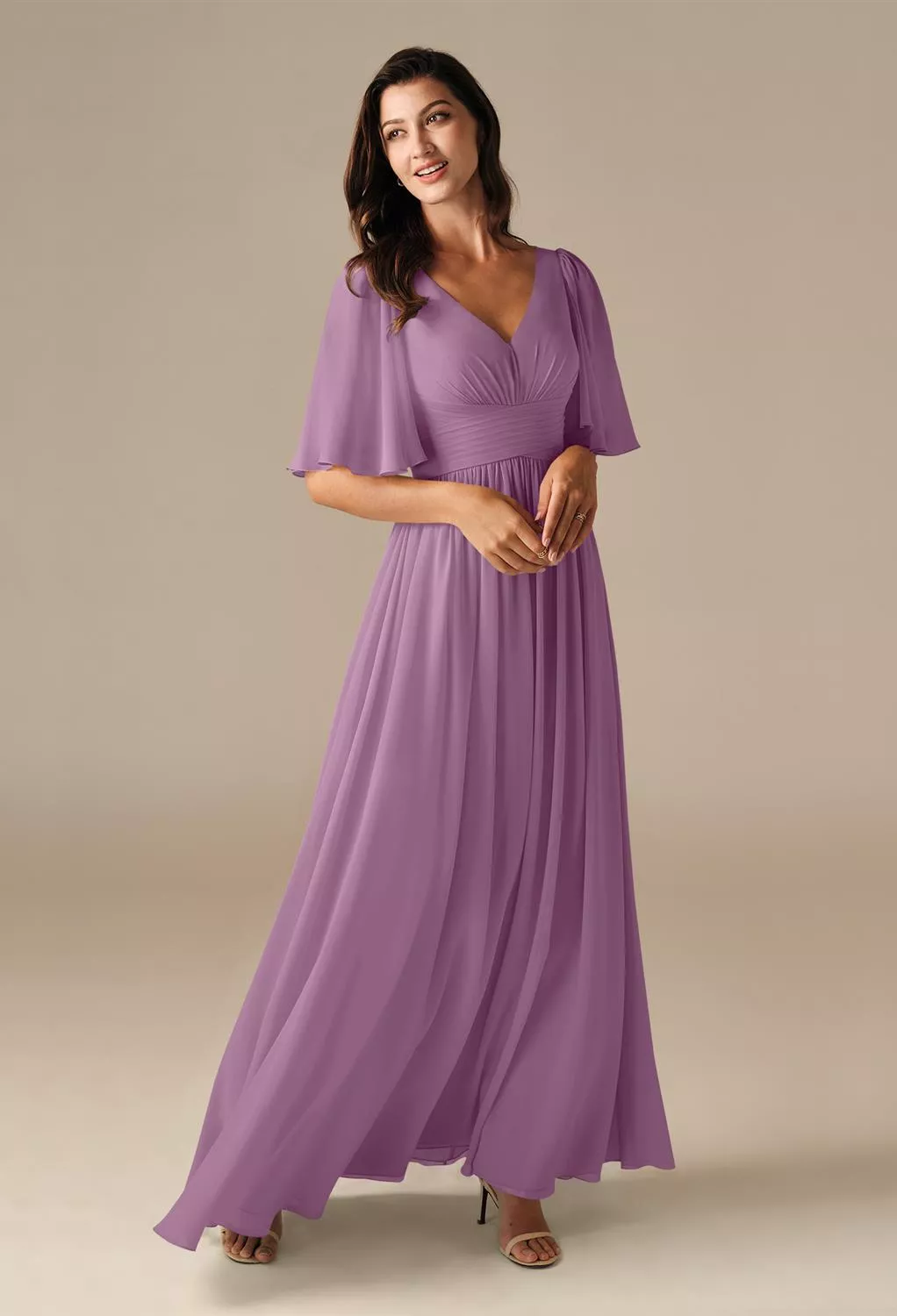 radiant orchid bridesmaid dresses Radiant Orchid Bridesmaid Dresses Ribbon Bridesmaid Dresses Multi Way main image 0