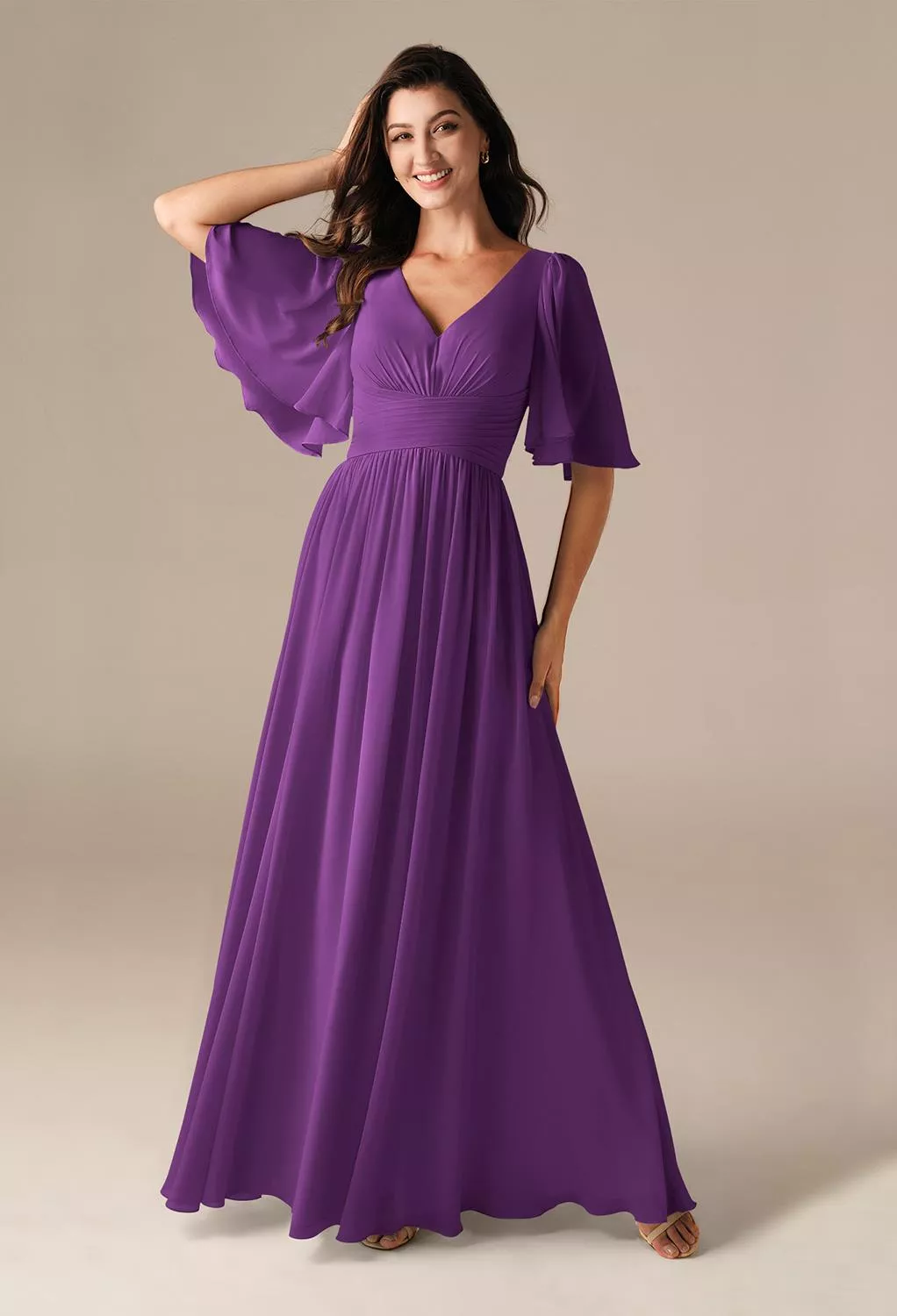 purple bridesmaid dresses with sleeves Marie Black Halter-Neck Maxi Dress With Embellished Detailing – Club L  London main image 0