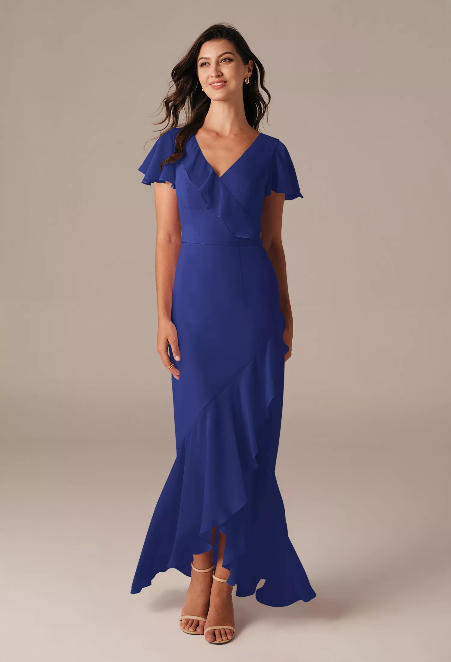 Royal Blue Plus Size Wedding Guest Dresses