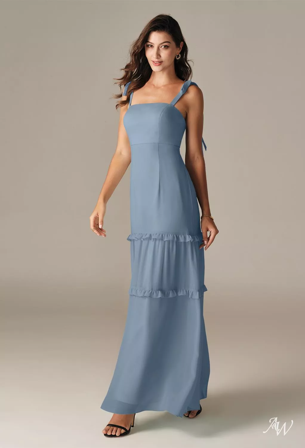 princess polly baby blue dress AW Empress Light Dusty Blue Bridesmaid Dresses