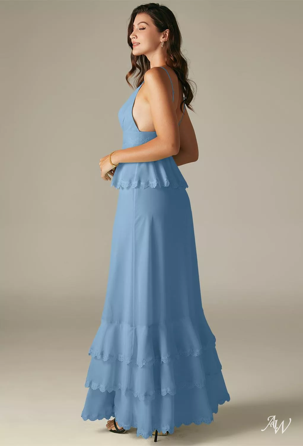 front twist dress in blue Satin Twist-Front Strapless Mini Dress main image 0