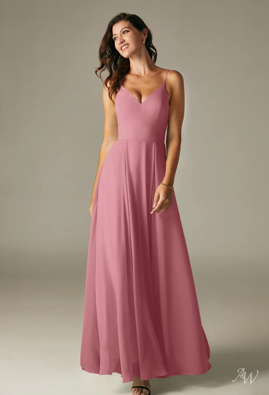 AW Evie Desert Rose Bridesmaid Dresses | AW.Bridal