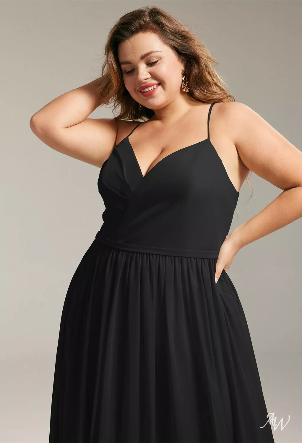 AW Mary Black Bridesmaid Dresses | AW.Bridal