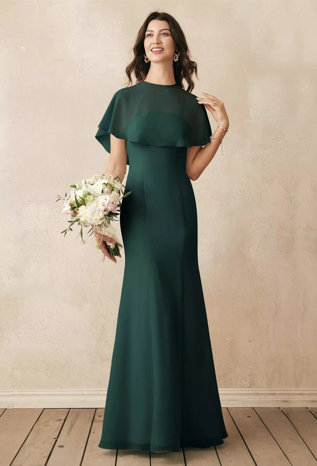 emerald green floral bridesmaid dresses Emerald Green Bridesmaid Dresses