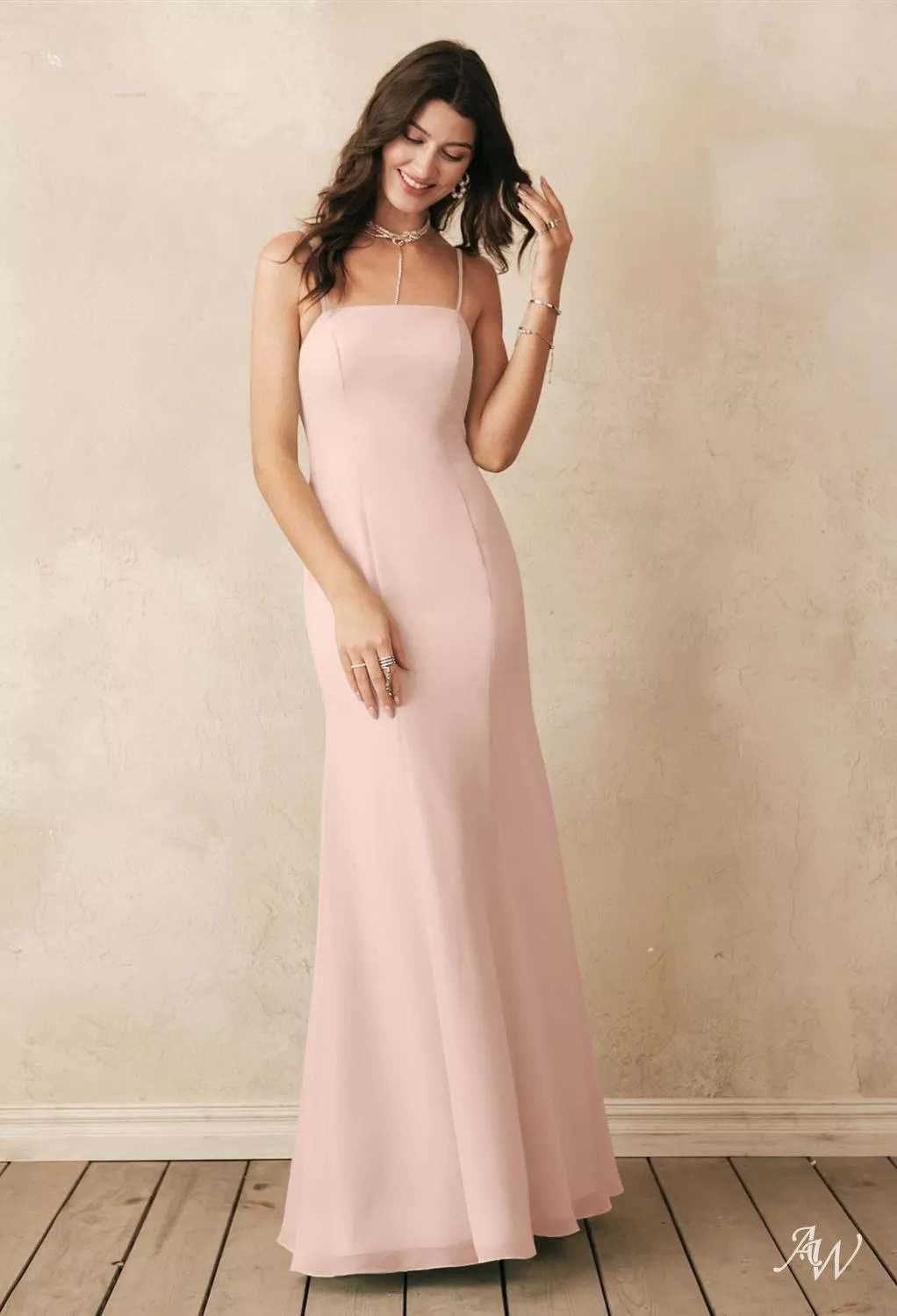 princess polly baby blue dress Pink Bridesmaid Dresses main image 0