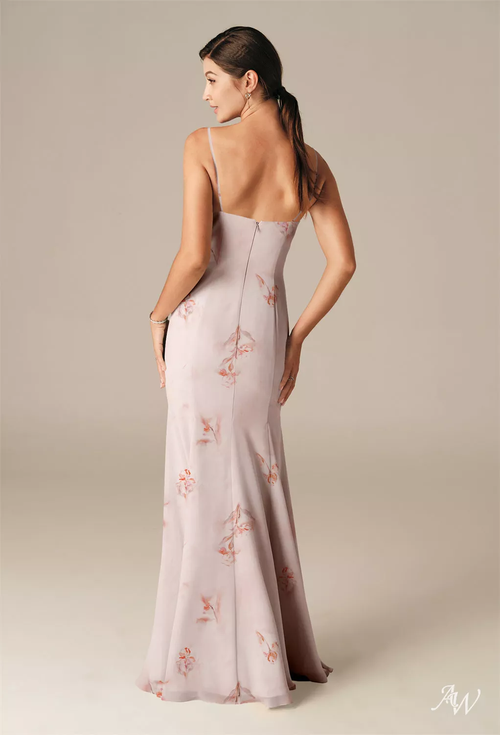 sweet pink bridesmaid dresses Sadie Spaghetti Strap Fitted Bridesmaid Dress