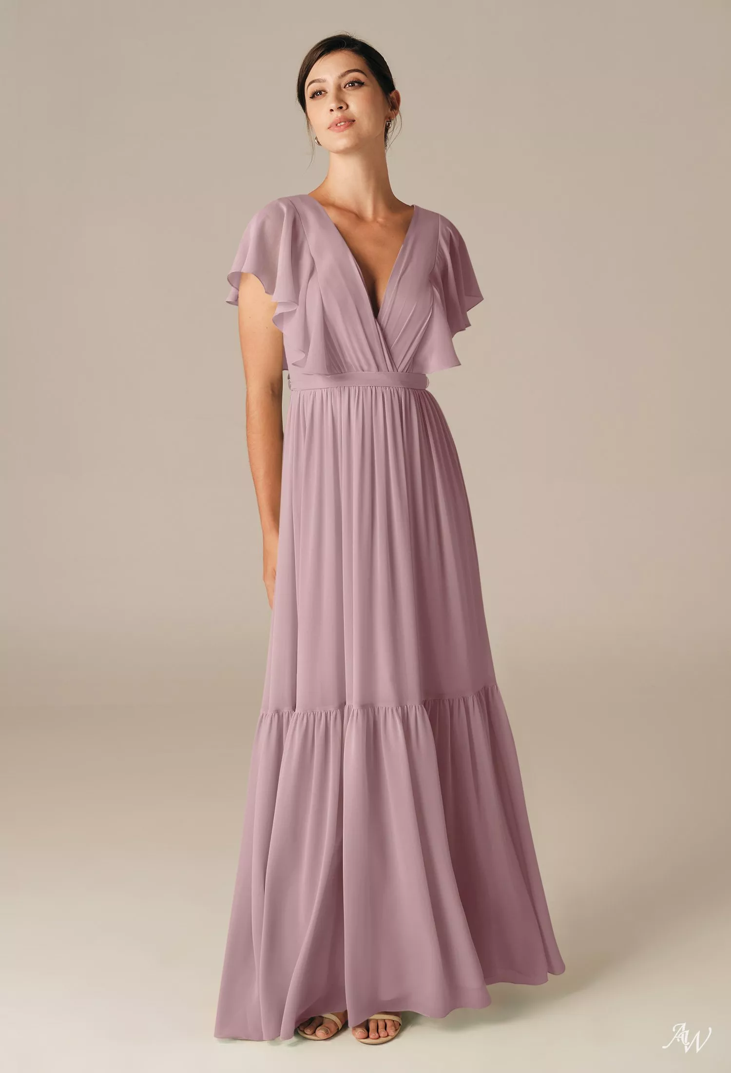 mauve midi bridesmaid dresses AW Lars Mist style_corset dress Devil in a Blue neck:17-17.5 cocktail parties