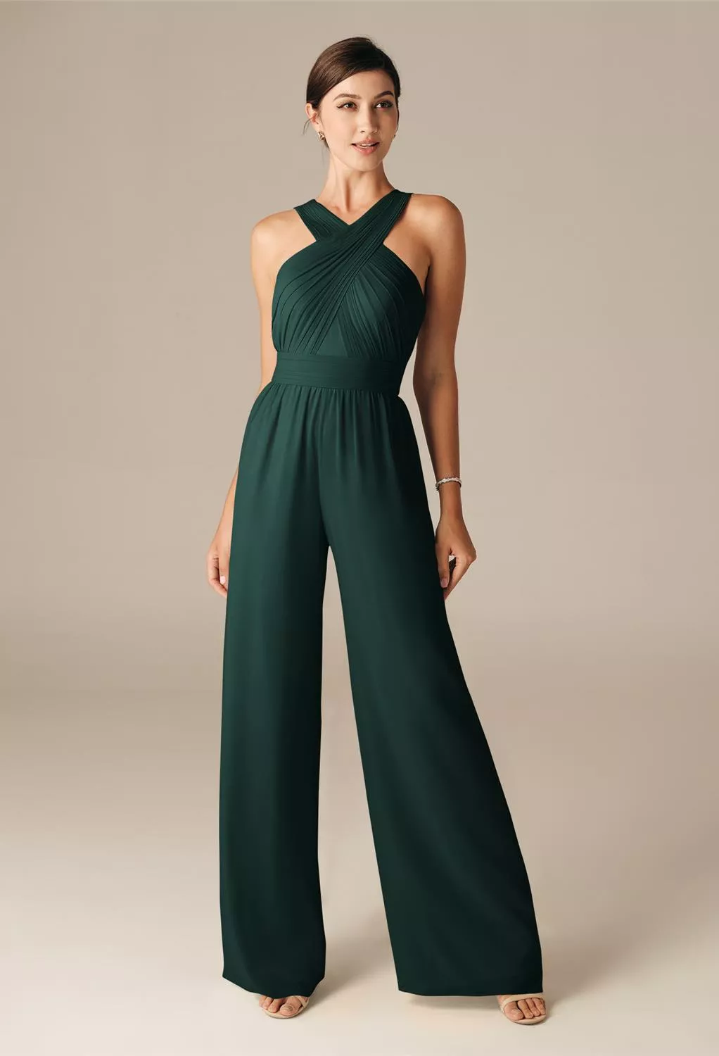 Bridesmaid Jumpsuit, Wedding Pant Suits Long Bridesmaid Dresses | AW.Bridal