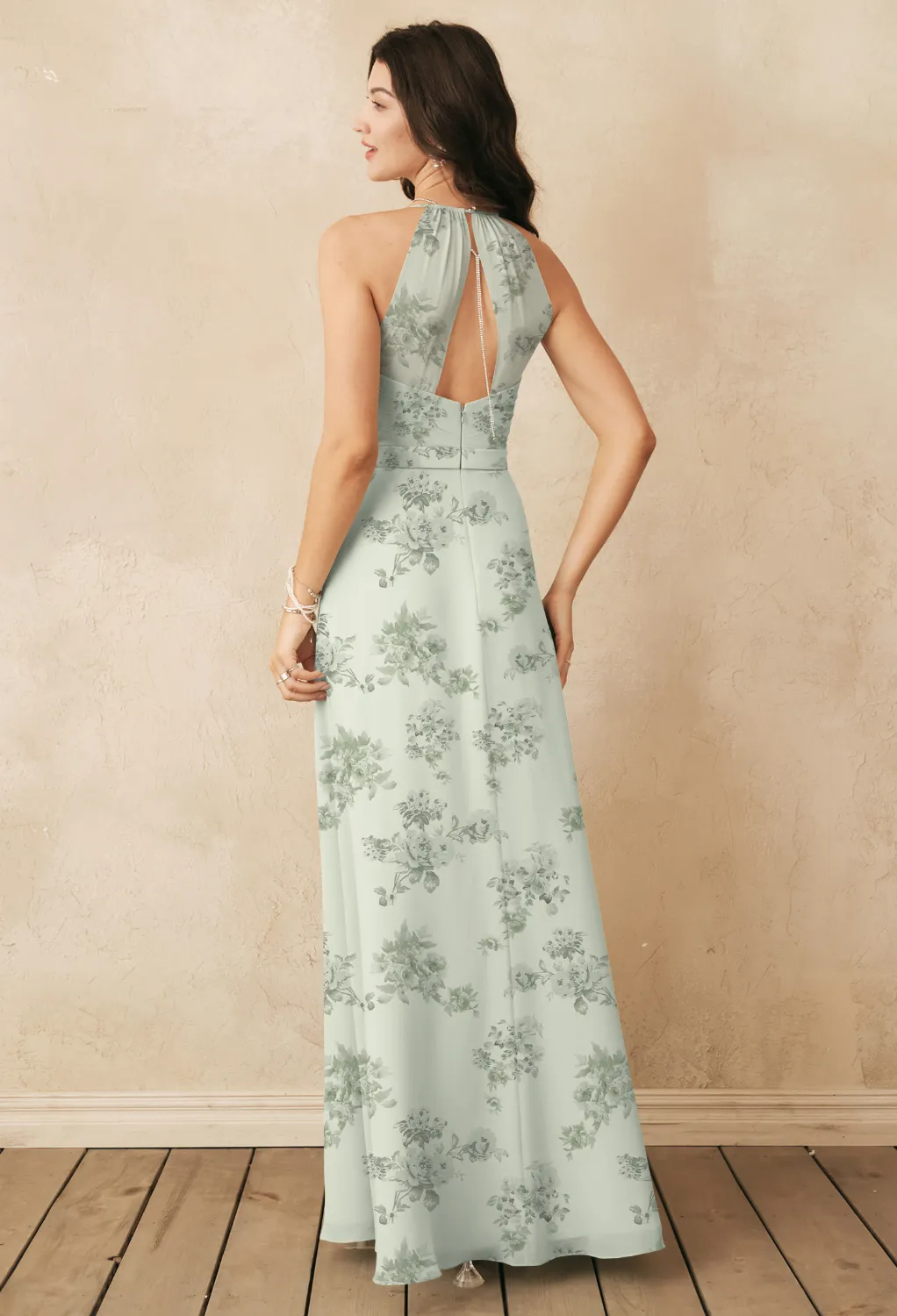 princess polly baby blue dress Pistachio Chiffon Suit main image 1