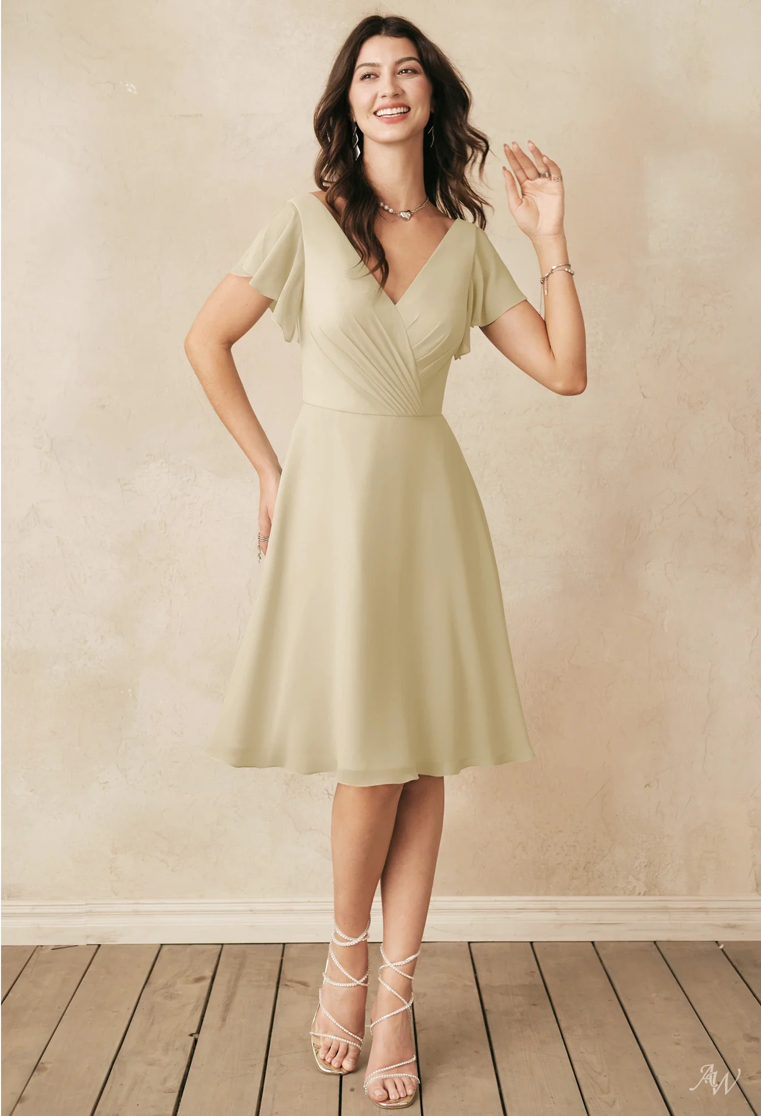 sachin and babi light blue dress DIANE VON FURSTENBERG Pink Champagne Short Sleeve Dress with Silver Em –  The Untitled Boutique