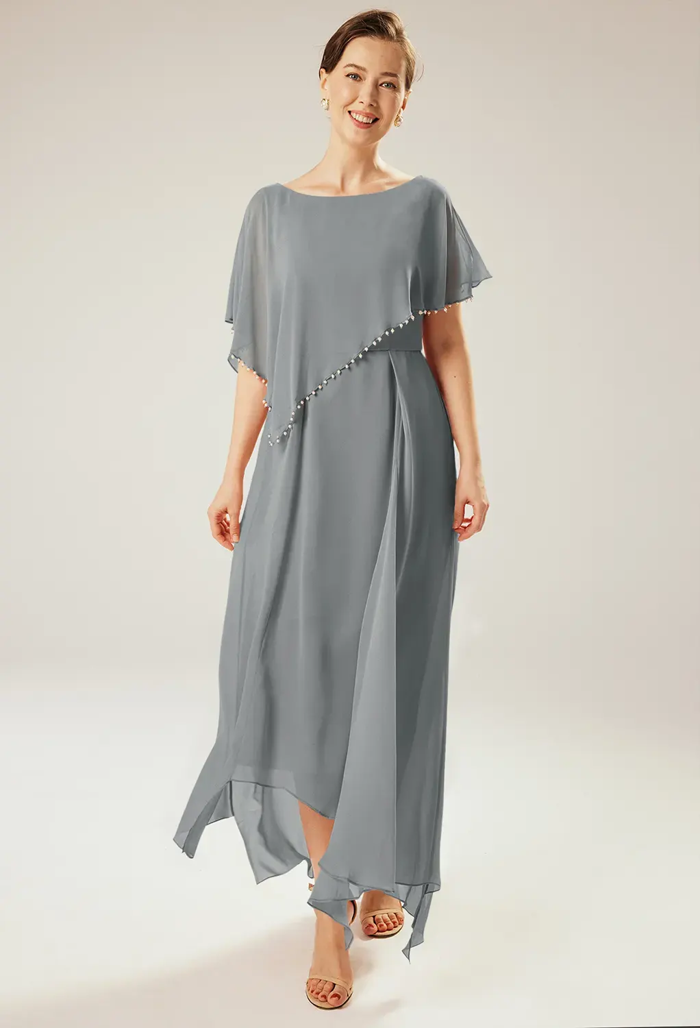 light grey mother of the groom dress Grey Mother of the Bride or Groom Dresses