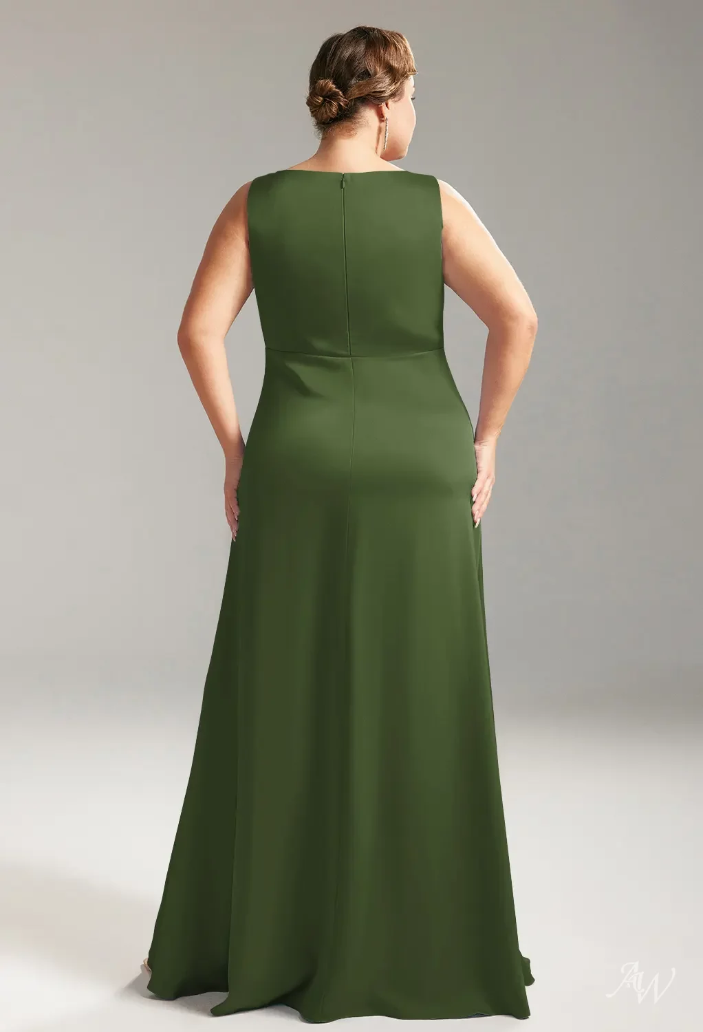 silk olive green bridesmaid dresses Zara Women's Floral Print Maxi Shift Dress | UK10-12 main image 1