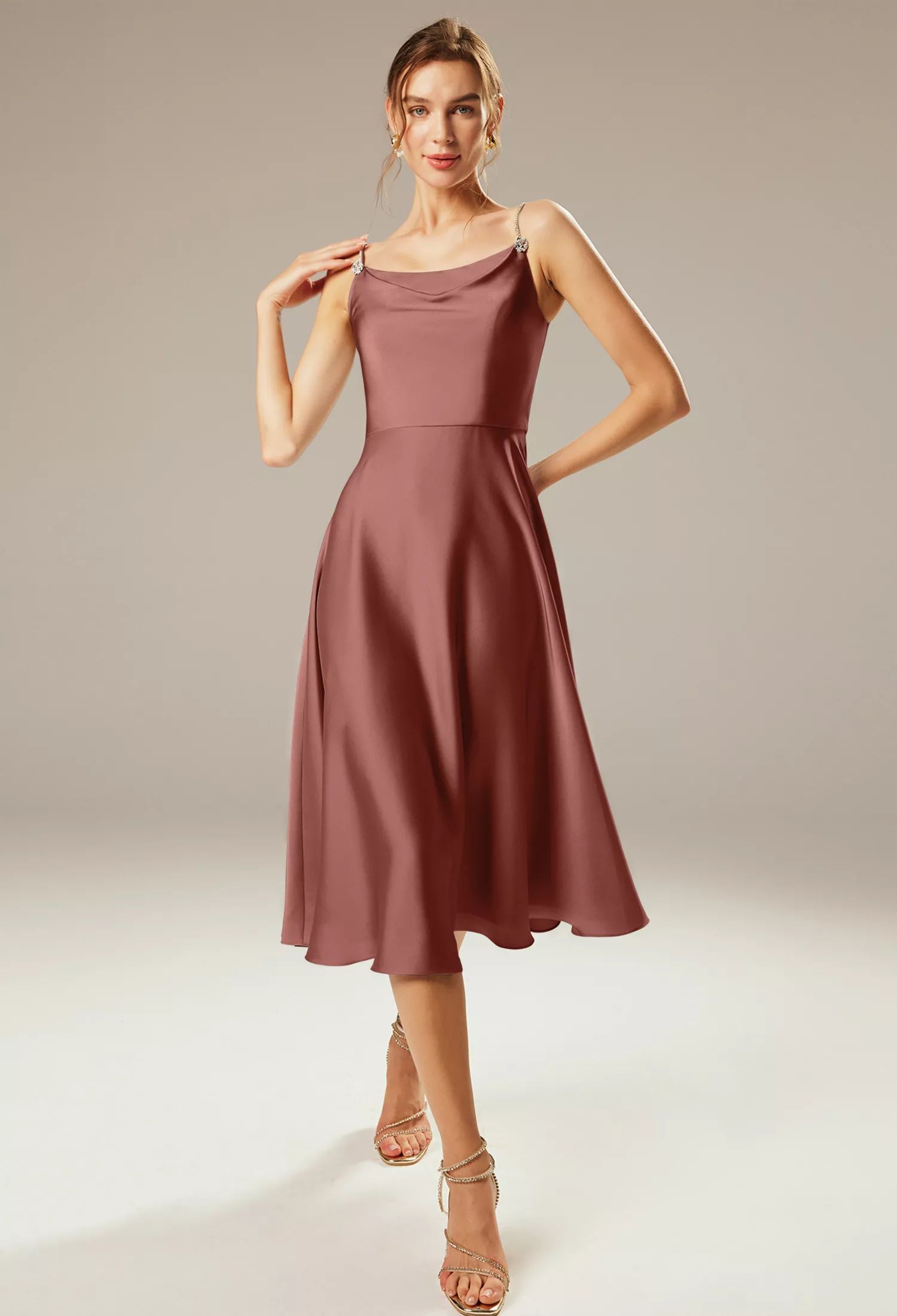 desert inspired cocktail dress Sands of Glamour: Unveiling Oasis of the Desert  Vlora & Kaltrina