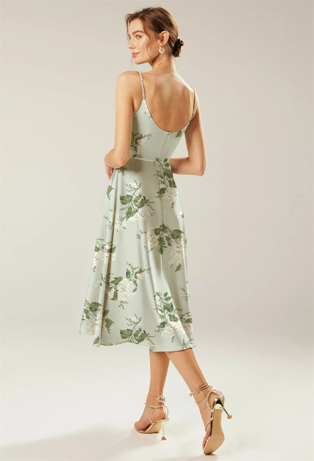 Sage Garden Party Beach Wedding Guest Dresses | AW.Bridal