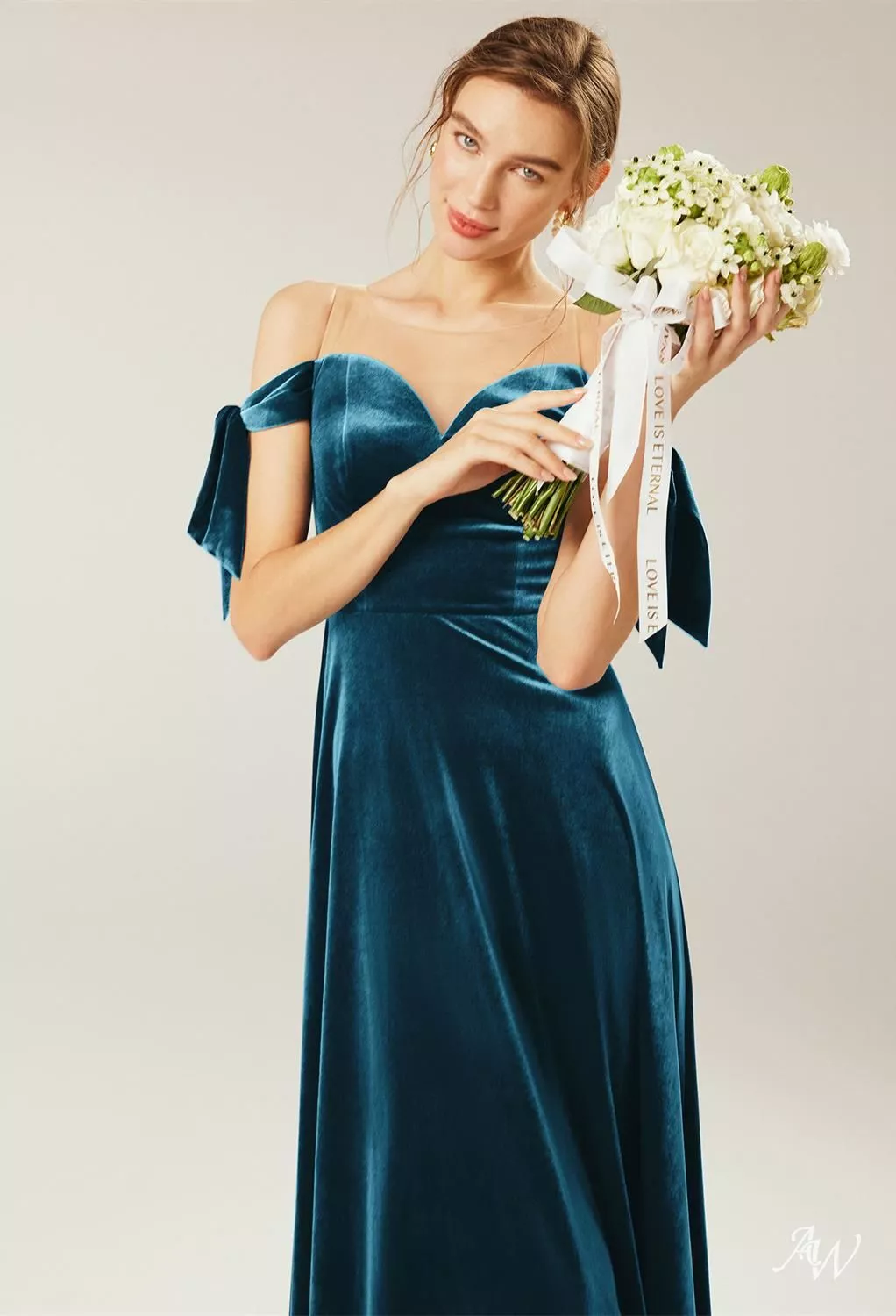 midnight navy bridesmaid dresses AW Taiga Dress