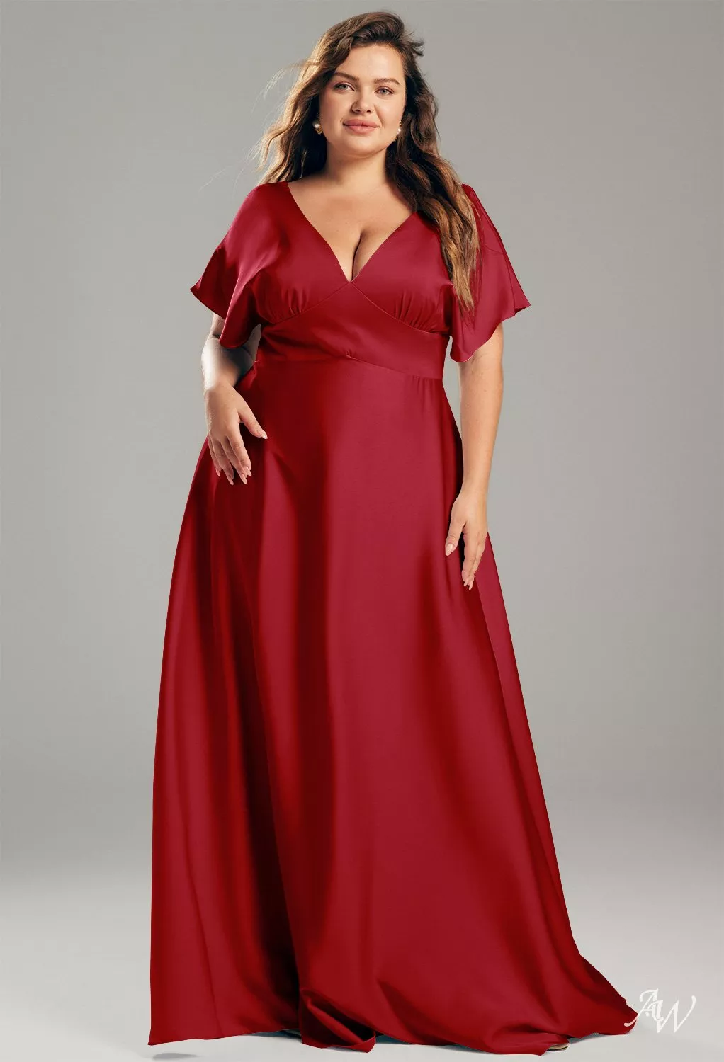 dark red bridesmaid dress long sleeve Mermaid Sleeves Modest Lace Long Dresses, MBD231 WebColor_Black line skirt that moves Material:Sequins Sweater + Denim Midi
