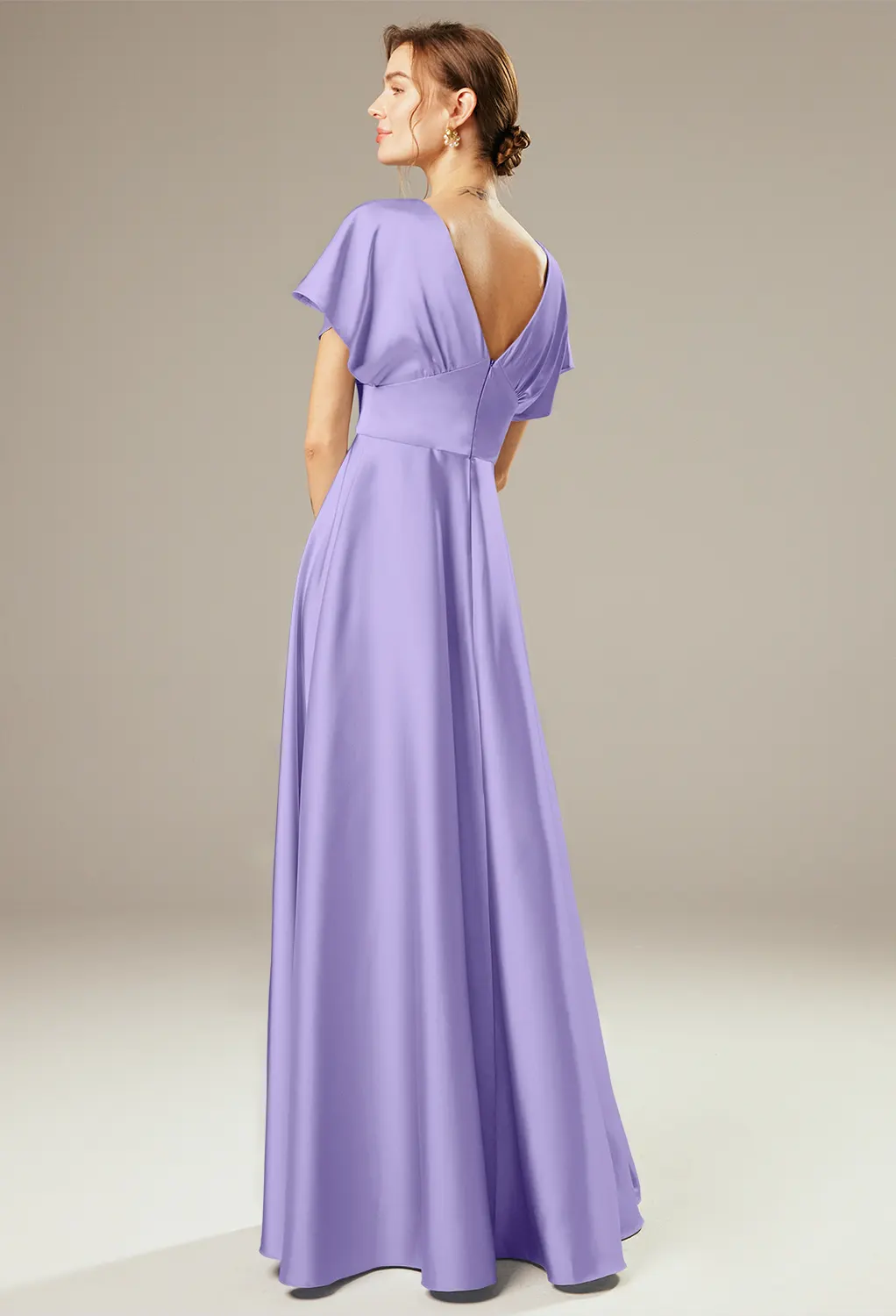 Lilac Maternity Bridesmaid Dresses | AW.Bridal