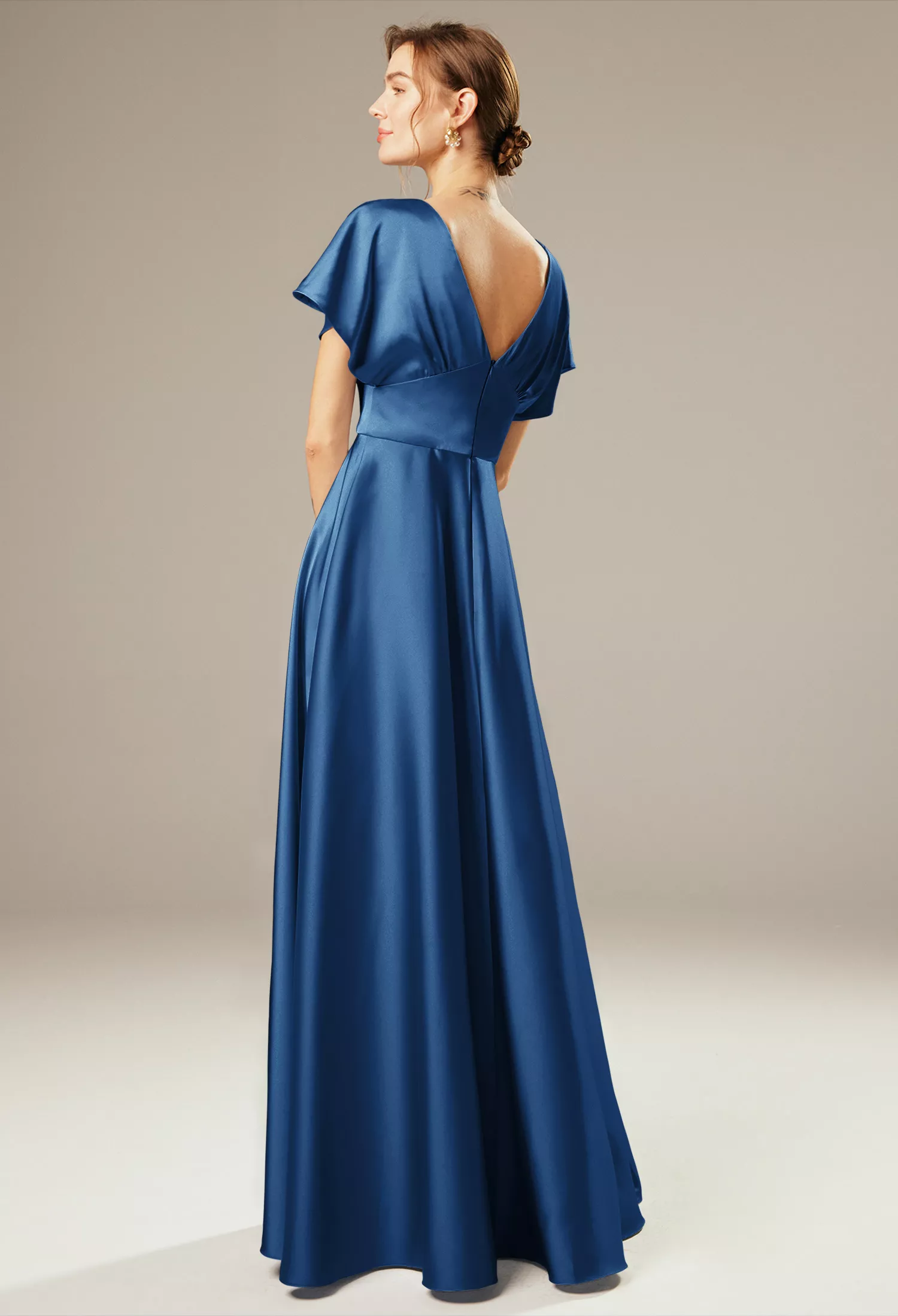 Navy Plus Size Dresses | AW.Bridal
