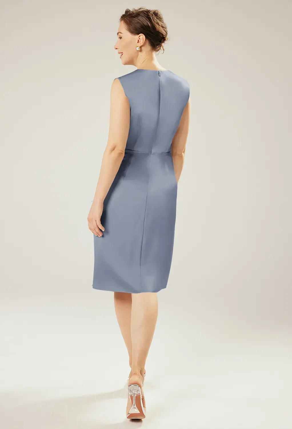 diana blue dress PRINCESS DIANA Royal Blue Satin Elegant Gown for Occasions M / US 6-8