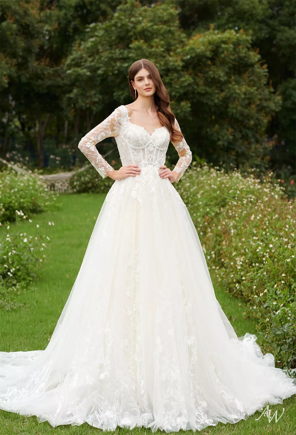 slim fit dress slacks Off Shoulder Green Lace Forest Fairy Wedding Dress Bridal Gown US4 / Ivory+Green