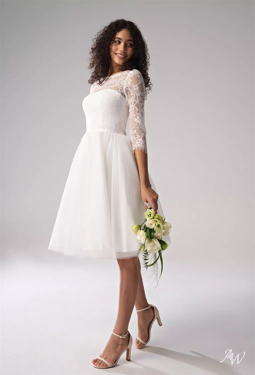 long lace dress Gina