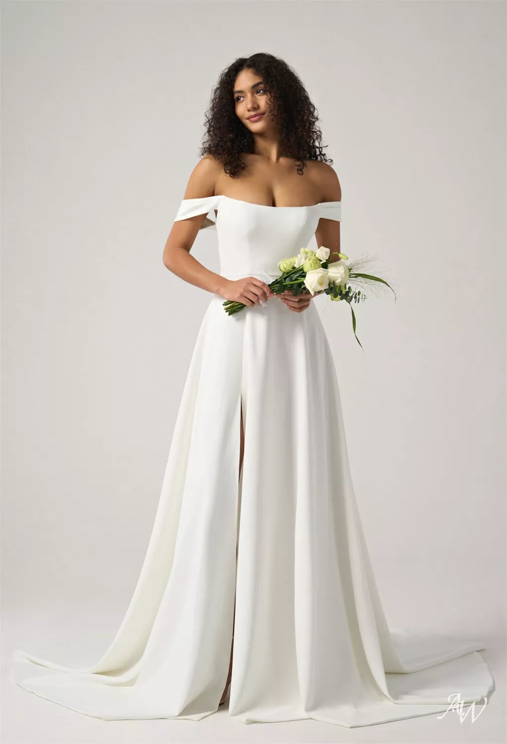 the ivory puff dress 1940s Long Sleeve Gown main image 1