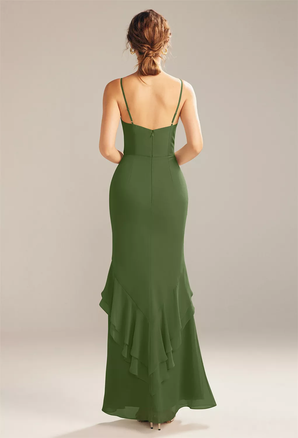 olive green plus size dress for wedding Mamas 2025 Plus Size Olive Green A Line Mother Of... From Chic_cheap,  $129.35