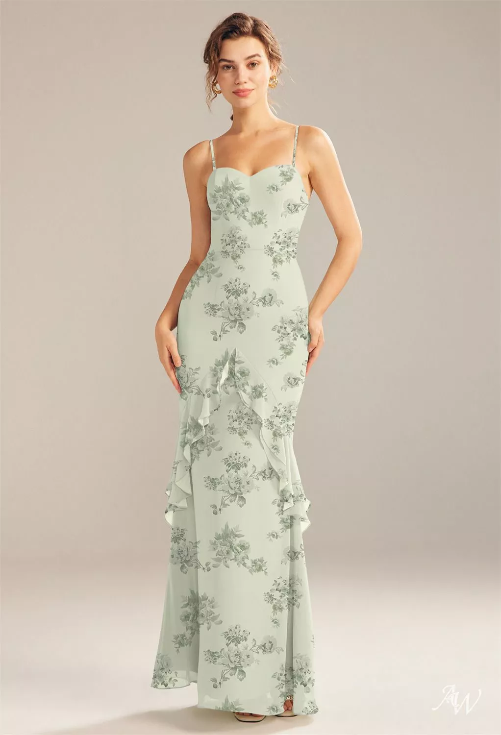 AW Claire Pistachio Green Penoy Bridesmaid Dresses | AW.Bridal