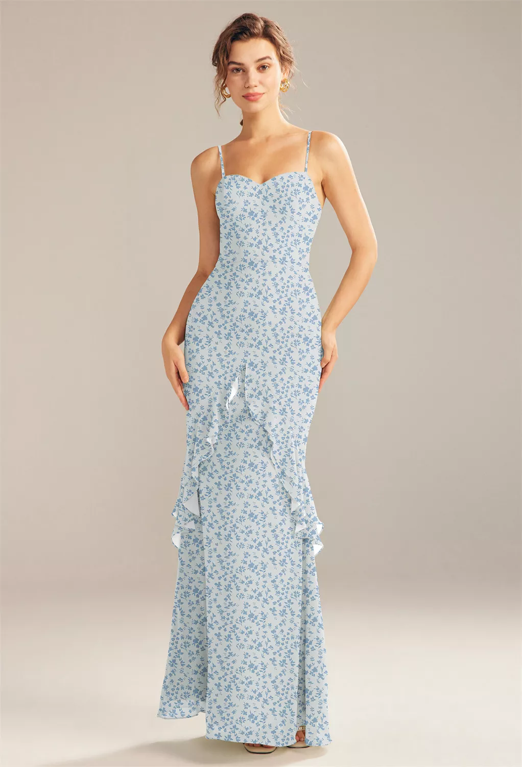 Skyblue Star Floral Spring Wedding Guest Dresses Page 2 | AW.Bridal