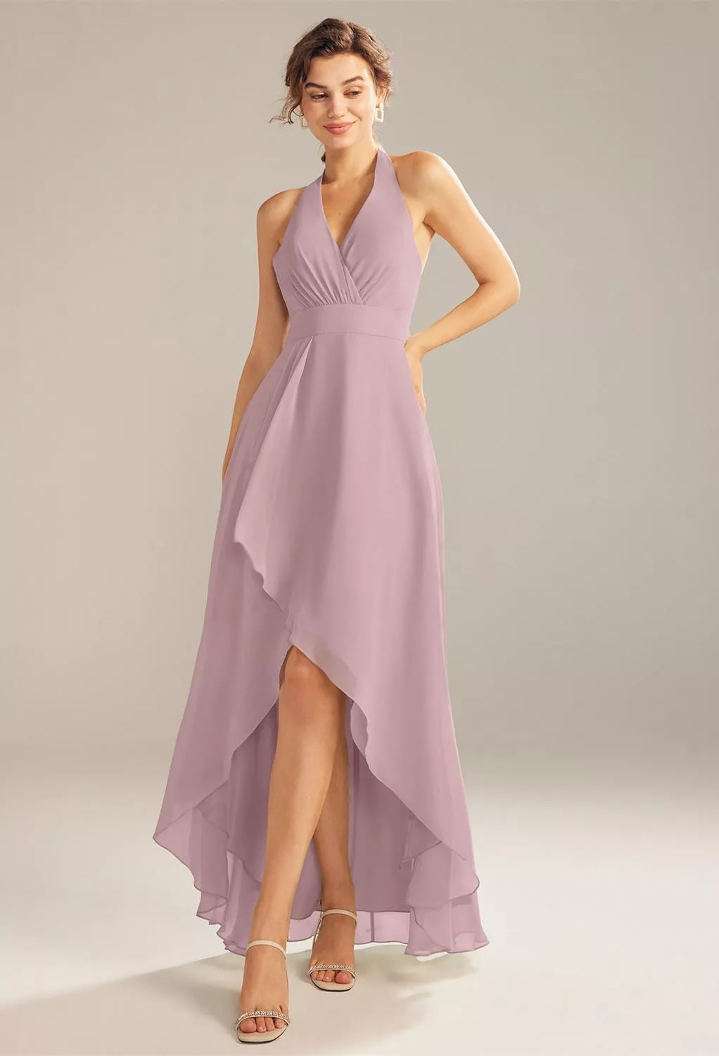 princess polly baby blue dress Mauve Mist Bridesmaid Dresses Page 3