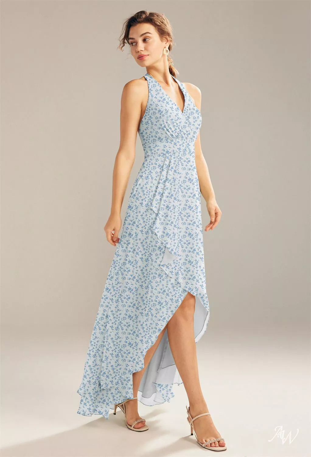 athena satin floral print dress Athena Satin Floral Print Dress