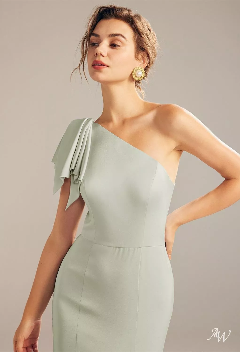 sage green sheath dress SAGE GREEN OFF THE SHOULDER RUCHED BODYCON DRESS, size 6, Brand New