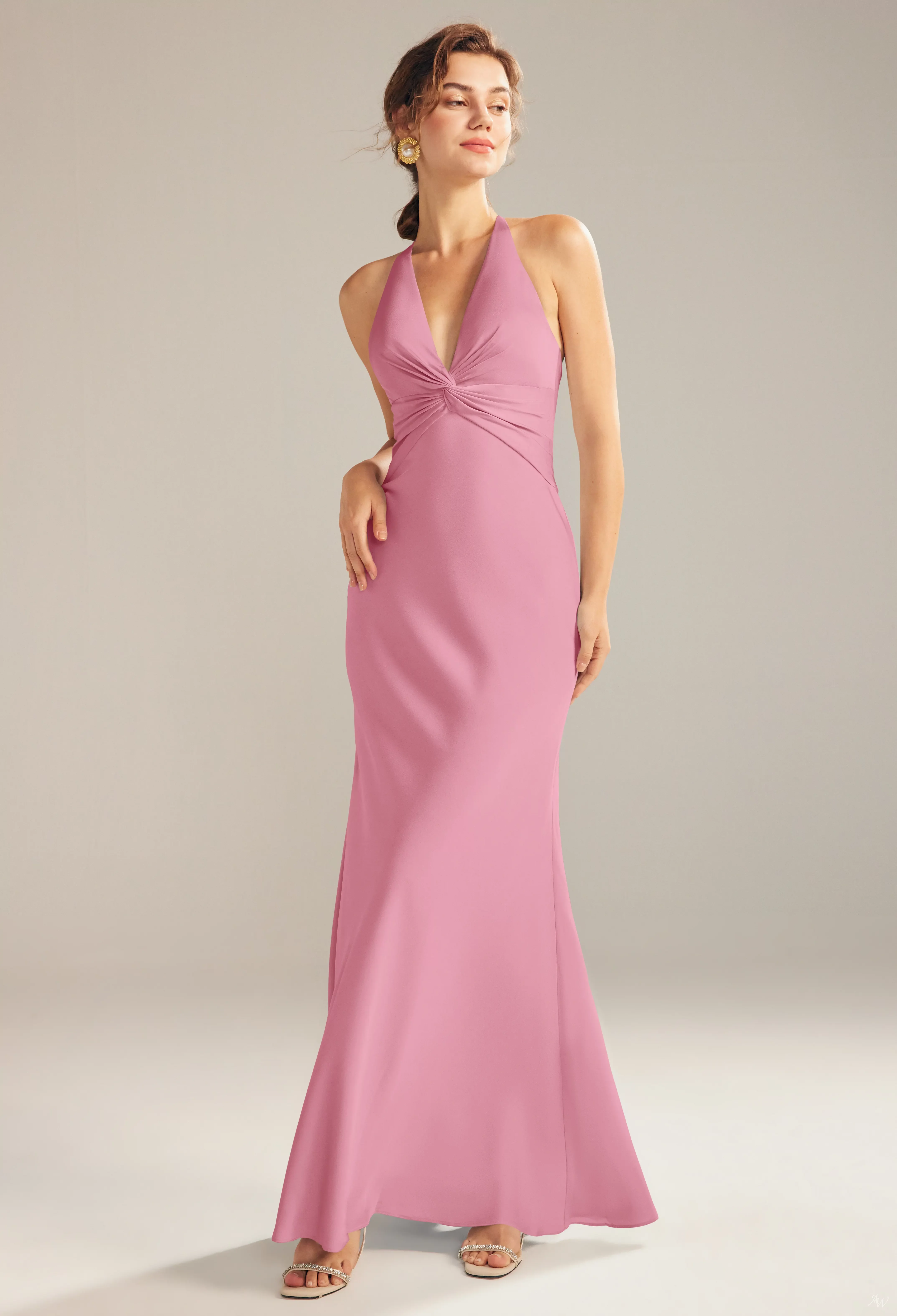coral blush bridesmaid dresses Azazie Roni Ready to Ship Coral Tulle Bridesmaid Dresses