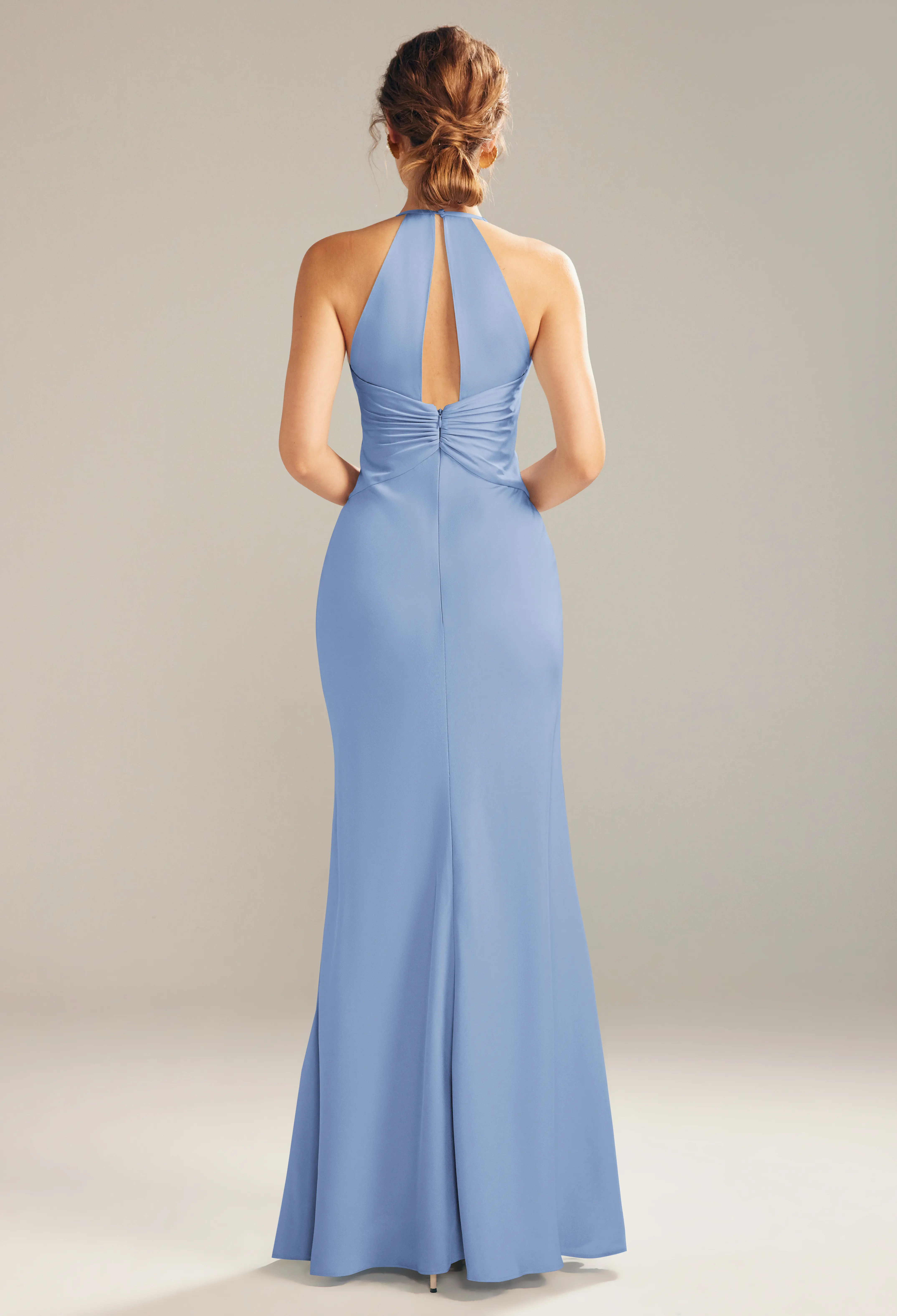 periwinkle color bridesmaid dresses Periwinkle Off-the-Shoulder Sweetheart Bridesmaid Dress – Modsele main image 1