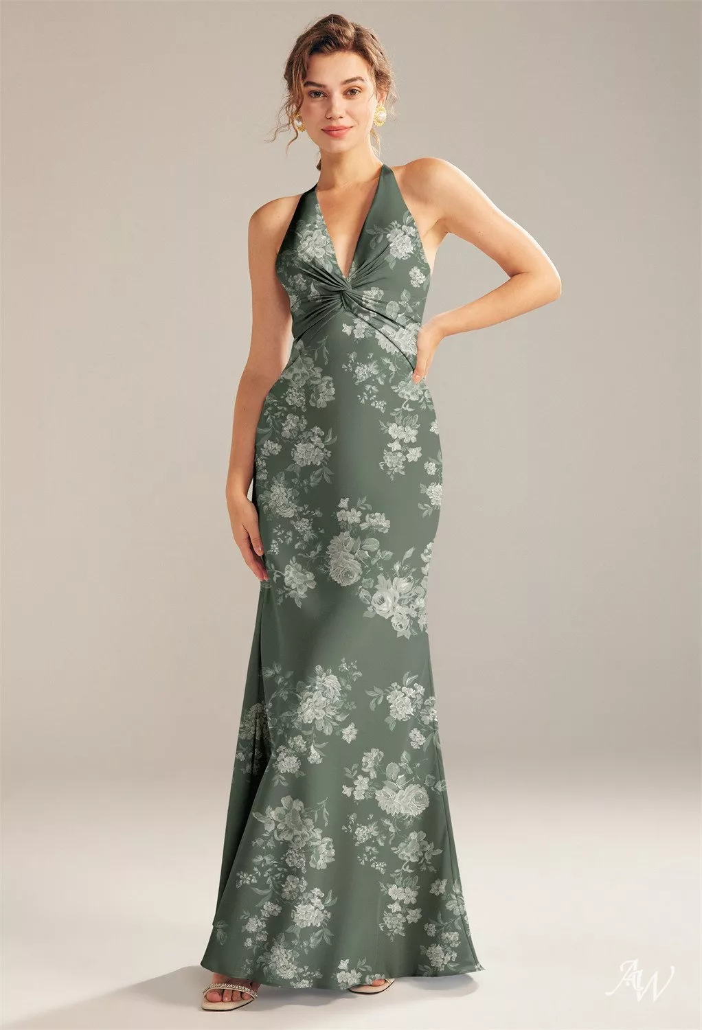 trumpet bridesmaid dress Vogue Trumpet/Mermaid Spaghetti Straps Lace Appliques Long Bridesmaid   Angrila