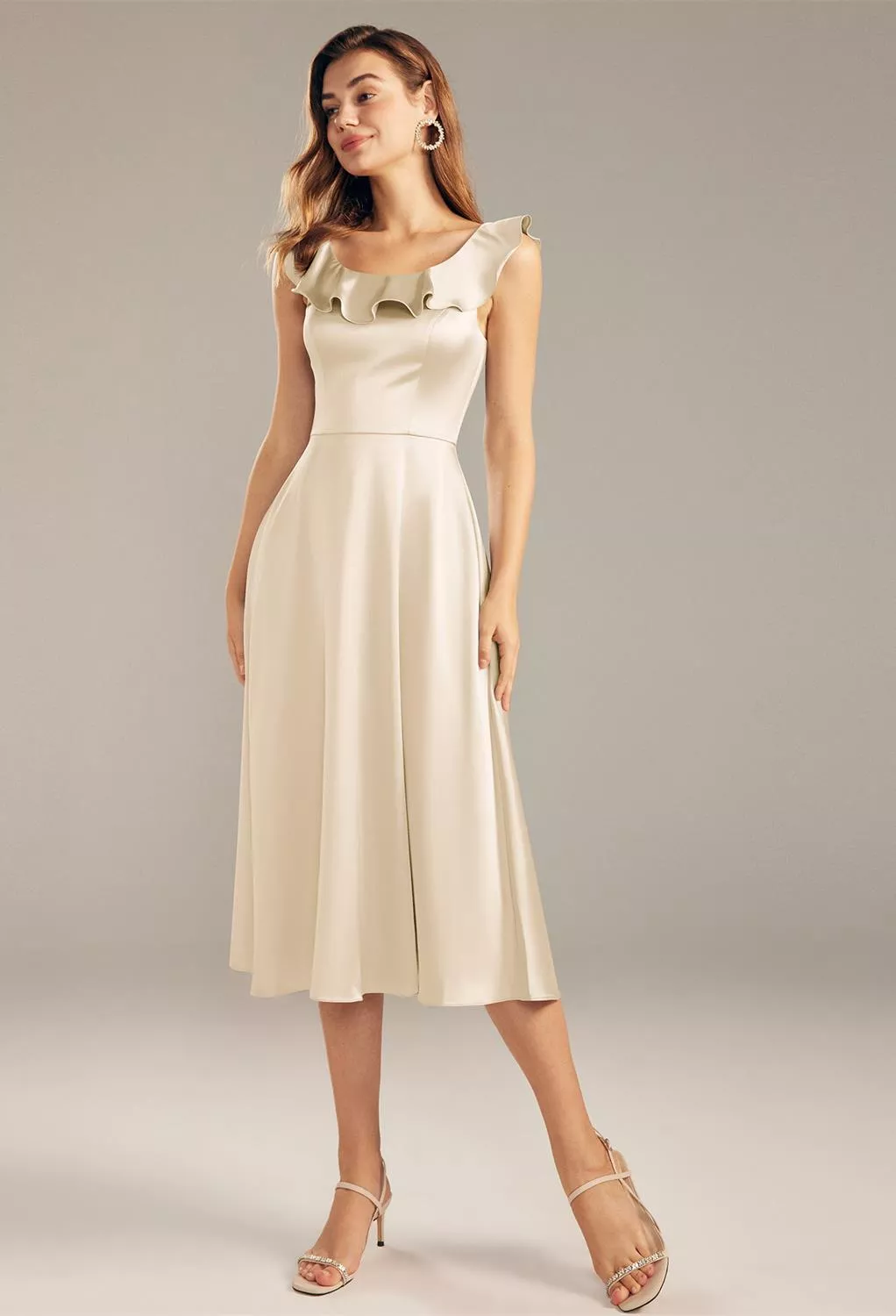 princess polly baby blue dress Chiffon One Shoulder Sleeveless Bridesmaid Dress| Plus Size main image 0