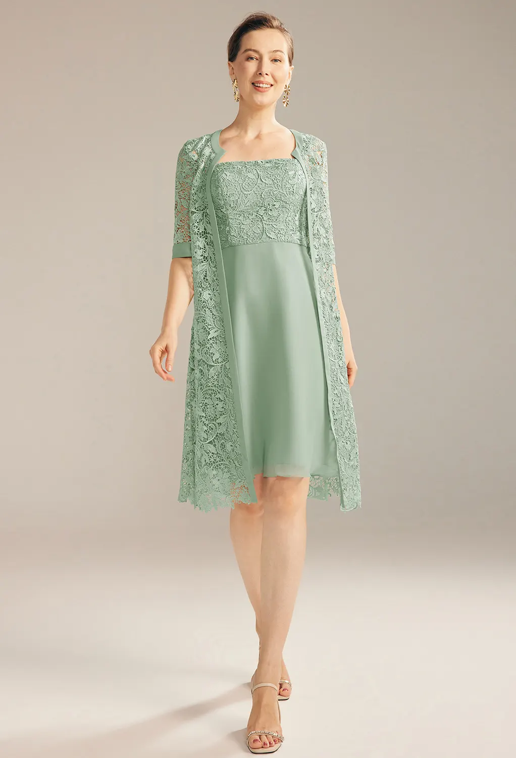 AW Sheila Sage Green  Mother of the Bride Dresses
