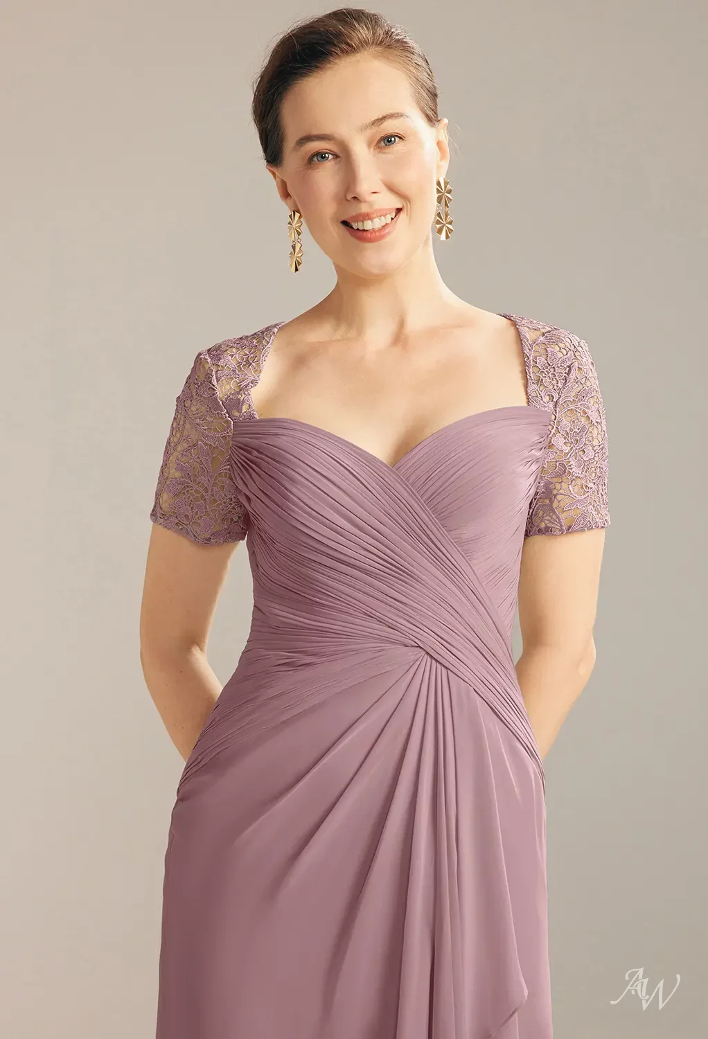 mauve mother of the bride dresses Terani Dress 241M2739 Crafted with attention to detail AW Tsar Mauve Mist Mother