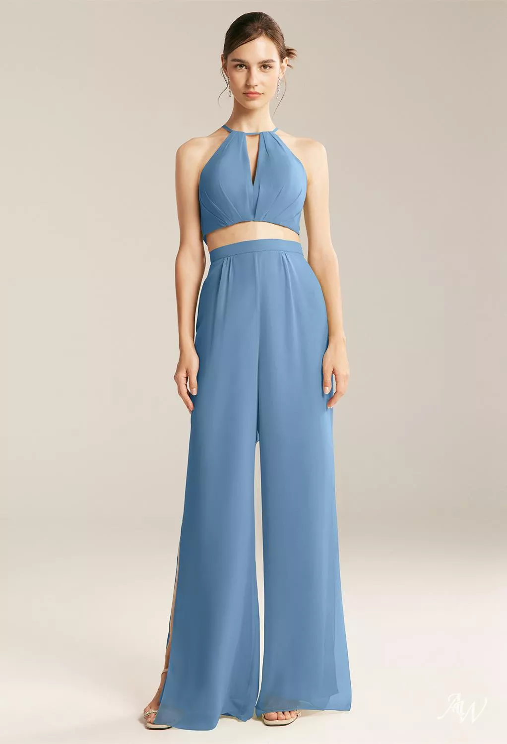 blue dress for baby girl PULL ON TROUSER main image 1