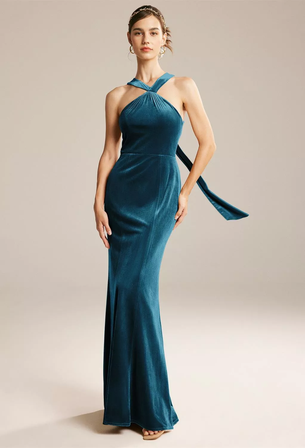 midnight velvet evening dresses Black Lodge Velvet Dress 3XL / Black main image 0
