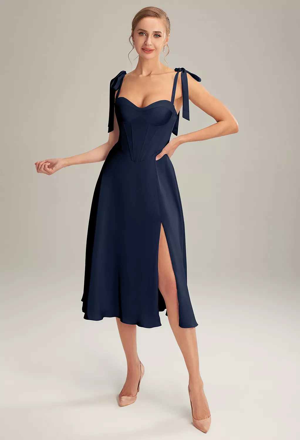 blue summer wedding guest dress Ever-Pretty Charming Short Sleeves V-Neck Mother of the Bride with Floral Applique every piece carries subtle variations in tone and depth that make it entirely one of a kind Waverly Dress - XS/S /
