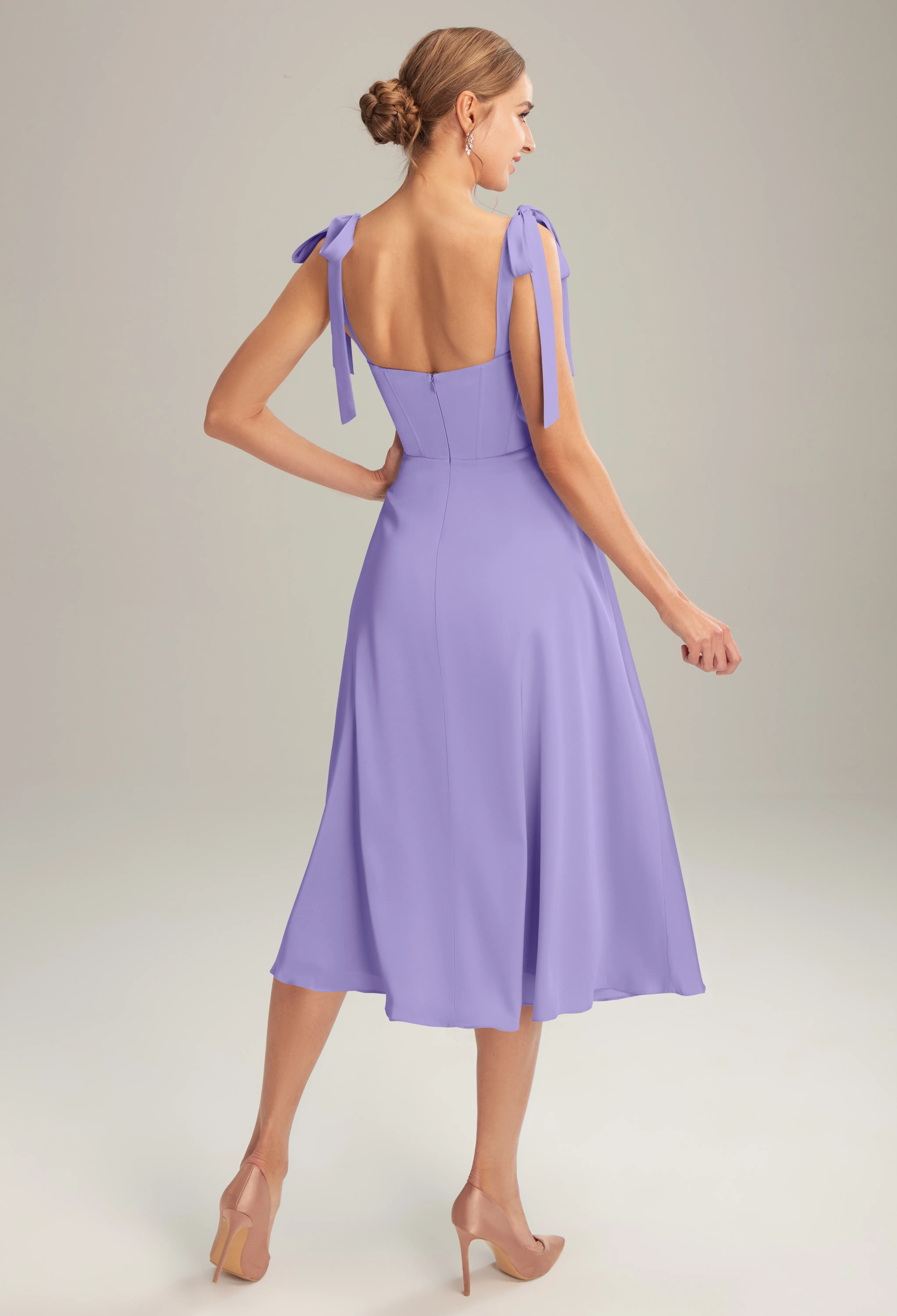 spring wedding guest dress purple Fall Mountain Wedding Guest: Purple Dress