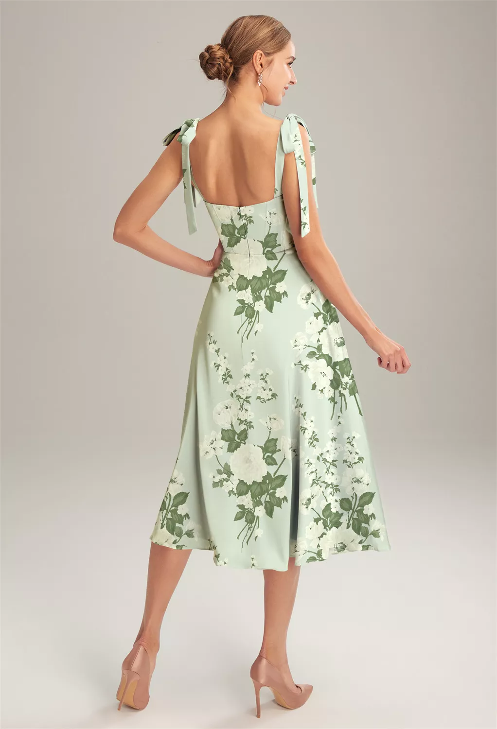 umbrella women dress Cabana Life - Embroidered Short Sleeve Tiered Dress - White main image 1